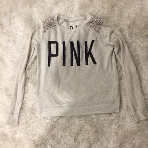 pink pull over